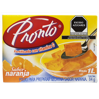 Imagen de GELATINA NARANJA PRONTO 84 G