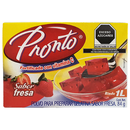 Imagen de GELATINA PRONTO FRESA 84 G