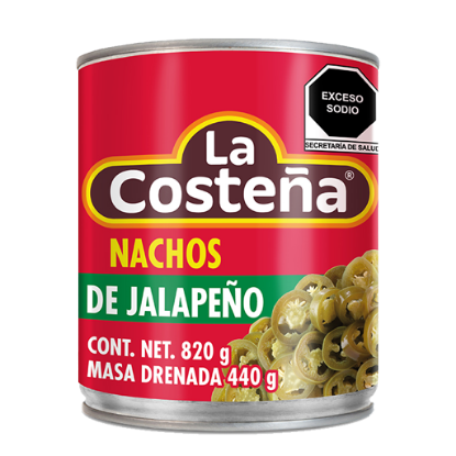 Imagen de CHILE JALAPEÑO RODAJAS LA COSTEÑA 800 G