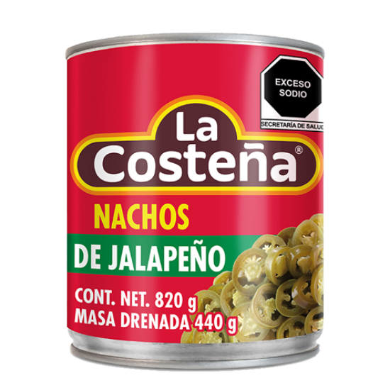 Imagen de CHILE JALAPEÑO RODAJAS LA COSTEÑA 800 G