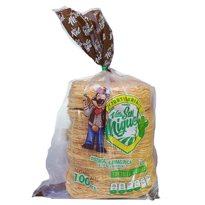 Imagen de TORTILLA TAQUERA SAN MIGUEL 100PZ