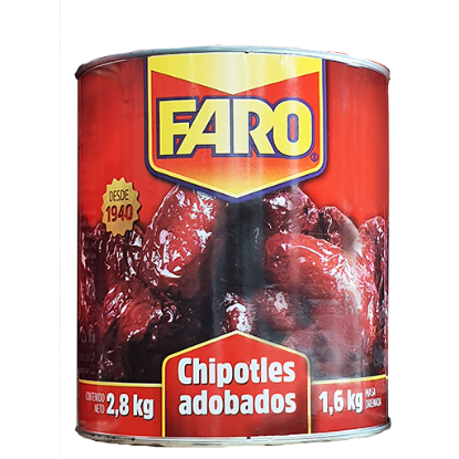 Imagen de CHILE CHIPOTLE FARO 2.8 KG