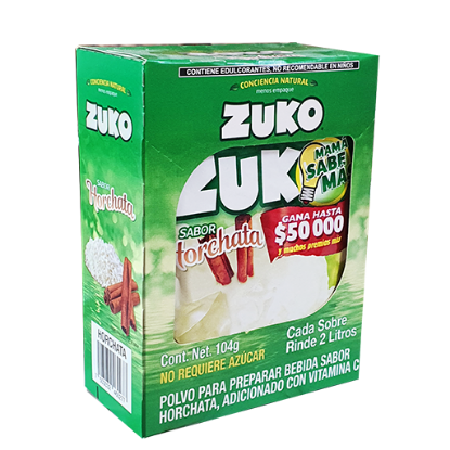 Imagen de BEBIDA ZUKO HORCHATA 15 G
