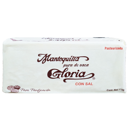Imagen de MANTEQUILLA GLORIA CON SAL 1 KG