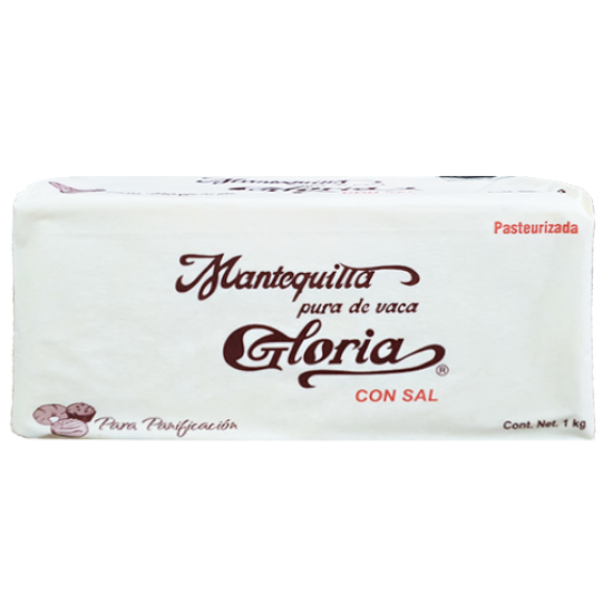 Imagen de MANTEQUILLA GLORIA CON SAL 1 KG