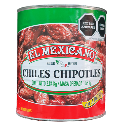 Imagen de CHILE CHIPOTLE EL MEXICANO 2.8 KG