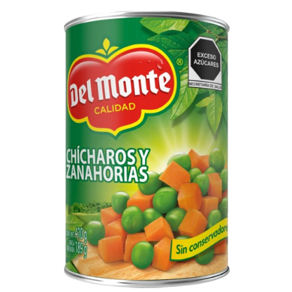 Imagen de CHICHARO Y ZANAHORIA DEL MONTE 410 G