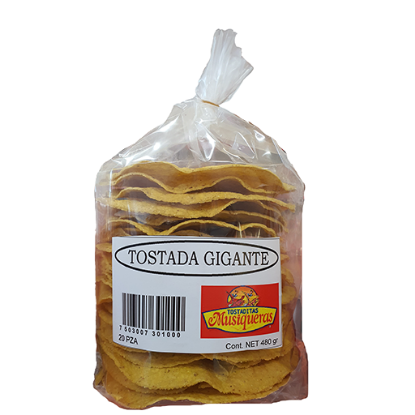 Imagen de TOSTADA GIGANTE MUSIQUERA C/20 PZAS.