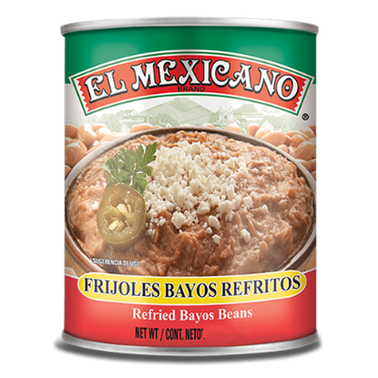 Imagen de FRIJOL REFRITO CLARO EL MEXICANO  2.8 KG