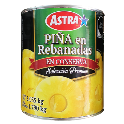 Imagen de PIÑA REBANADA ASTRA 3 KG