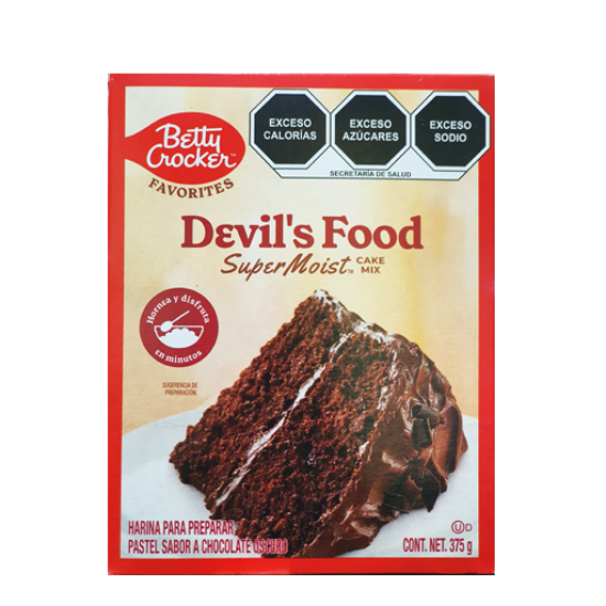Imagen de HARINA PASTEL BETTY CROCKER DEVIL 432 G