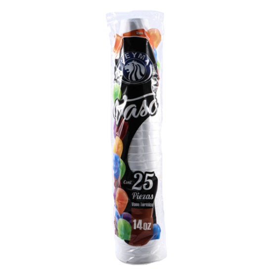 Imagen de VASO TERMICO REYMA 14 OZ  C/25 PZAS.