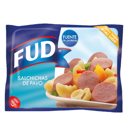 Imagen de SALCHICHA DE PAVO FUD 266 G