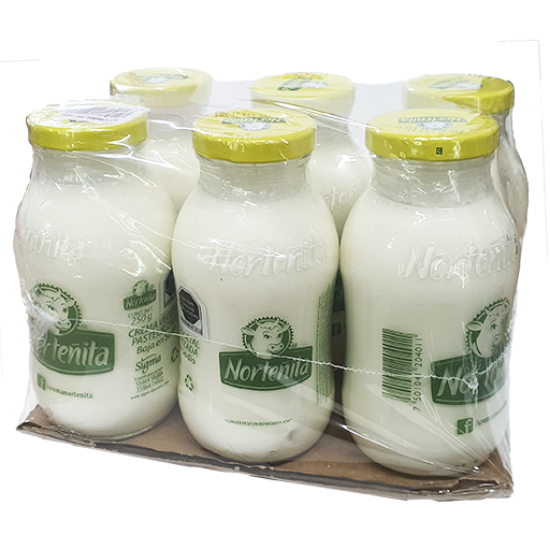 Imagen de CREMA NORTEÑITA 250 ML SIX (6 PZAS)