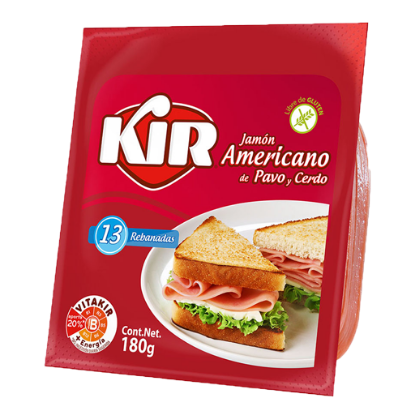 Imagen de JAMON AMERICANO KIR 180 G