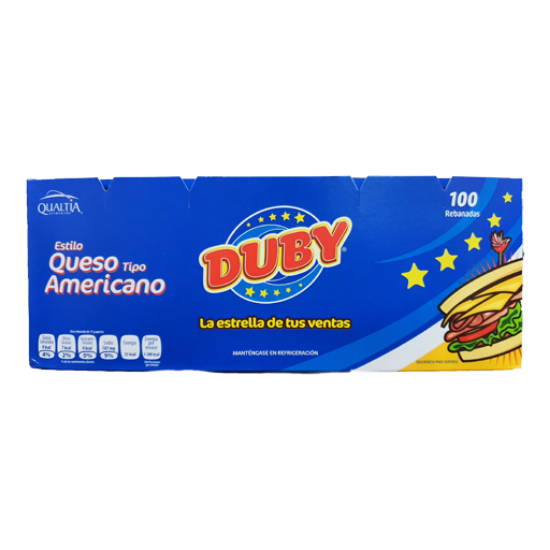 Imagen de QUESO AMERICANO DUBY 1.7 KG