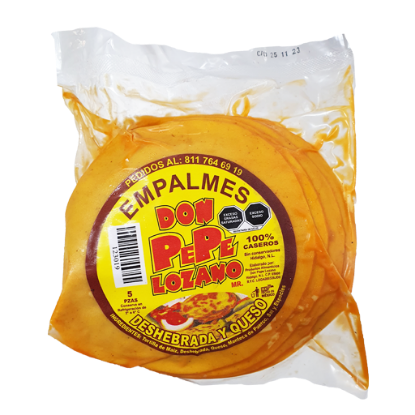 Imagen de EMPALMES  DESHEBRADA Y QUESO 5 PZAS.