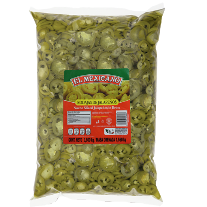 Imagen de CHILE JALAPEÑO RODAJAS EL MEXICANO BOLSA