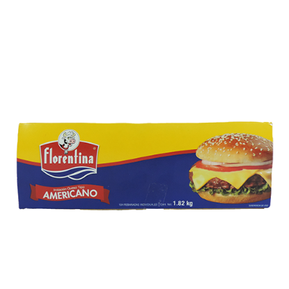 Imagen de QUESO AMERICANO FLORENTINA REBANADO 1.8 KG