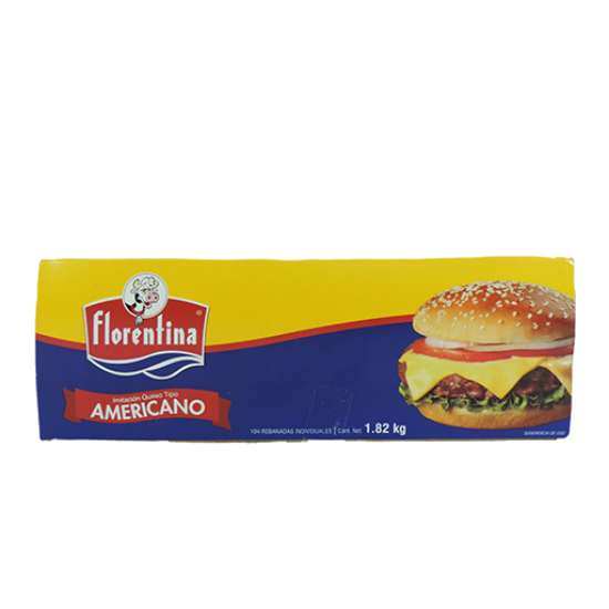 Imagen de QUESO AMERICANO FLORENTINA REBANADO 1.8 KG