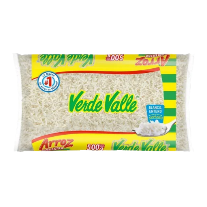 Imagen de ARROZ EXTRA GRANO LARGO VERDE VALLE 500 G