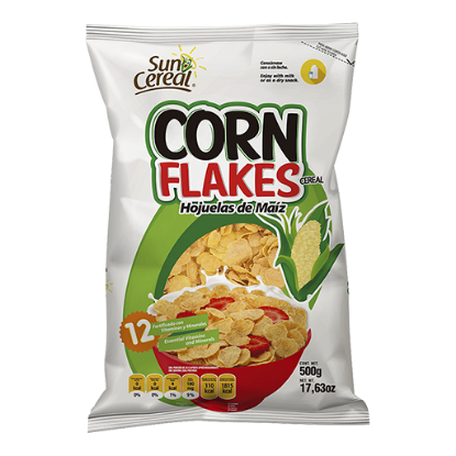 Imagen de CEREAL CORN FLAKES SUN CEREAL 500GRS