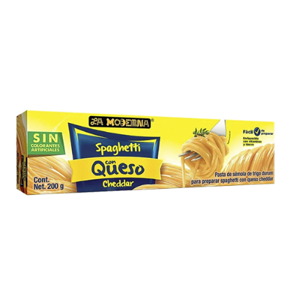 Imagen de ESPAGUETTI C/QUESO LA MODERNA 200 G
