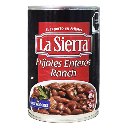 Imagen de FRIJOLES LA SIERRA RANCH LATA 415 G