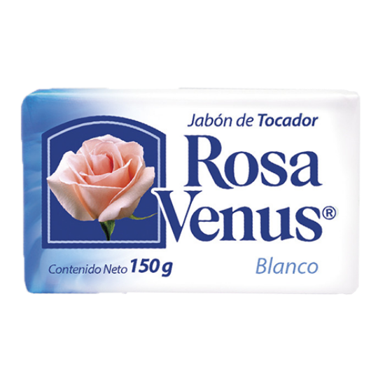 Imagen de JABON ROSA VENUS BLANCO 150 G