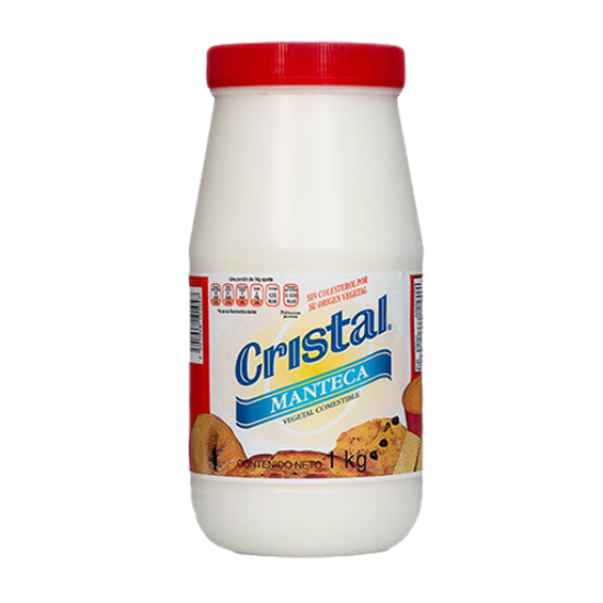 Imagen de MANTECA VEGETAL CRISTAL BOTE 1 KG
