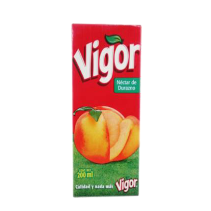 Imagen de NECTAR VIGOR JUMEX MINIBRICK DURAZNO 200 ML