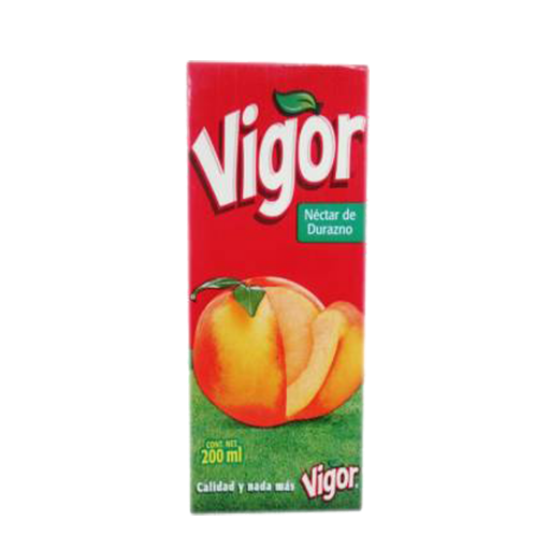 Imagen de NECTAR VIGOR JUMEX MINIBRICK DURAZNO 200 ML