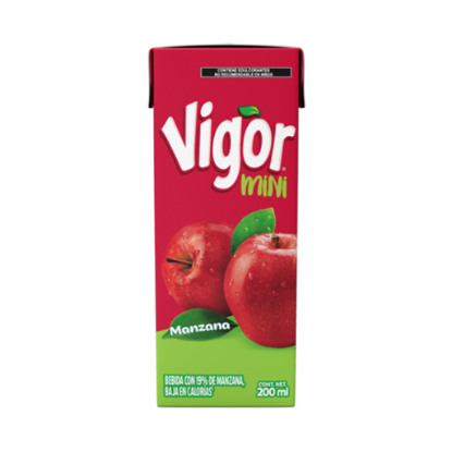 Imagen de NECTAR VIGOR JUMEX MINIBRICK MANZANA 200 ML
