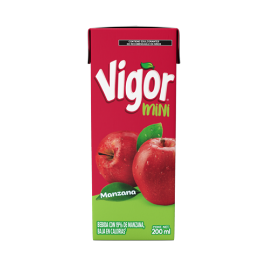 Imagen de NECTAR VIGOR JUMEX MINIBRICK MANZANA 200 ML