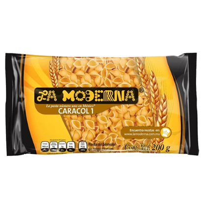 Imagen de PASTA P/SOPA LA MODERNA CARACOL 200 G