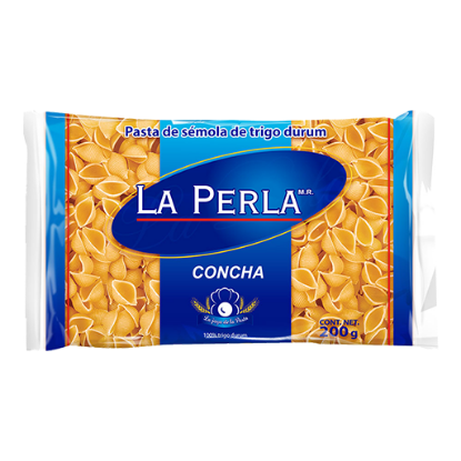 Imagen de PASTA P/SOPA LA PERLA CONCHA 200 G