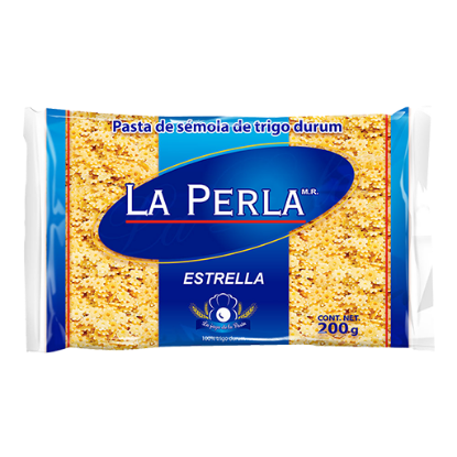 Imagen de PASTA P/SOPA LA PERLA ESTRELLA 200 G