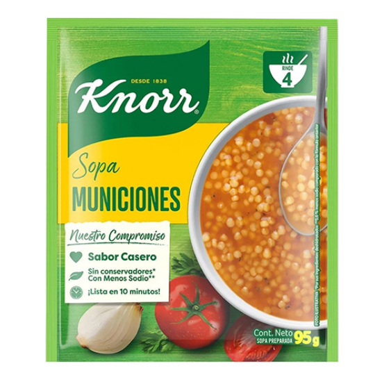 Imagen de SOPA KNORR MUNICIONES 95 G