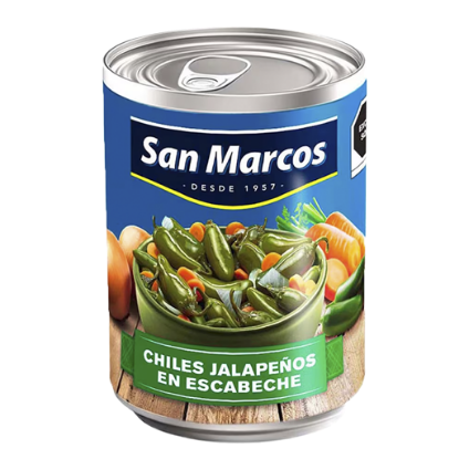 Imagen de CHILE JALAPEÑO ENTERO SAN MARCOS 380GR