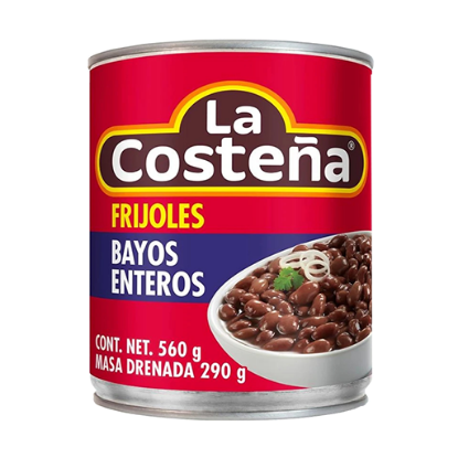 Imagen de FRIJOLES BAYOS ENTEROS LA COSTENA 560 G