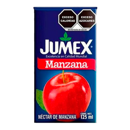 Imagen de NECTAR JUMEX MINIBRICK MANZANA 125 ML