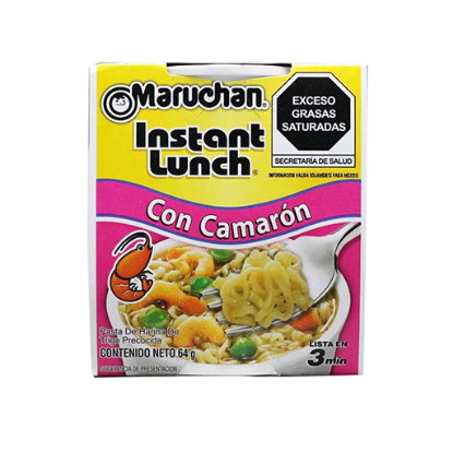 Imagen de SOPA MARUCHAN CAMARON 64 G