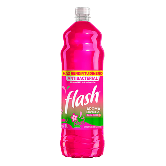 Imagen de LIMPIADOR LIQUIDO  FLASH FLORAL 1 L