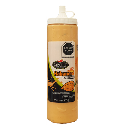 Imagen de SALSA HABANERO CREMOSA ZAASCHILA 425 G
