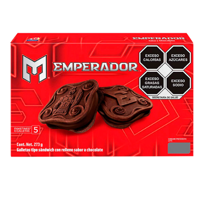 Imagen de GALLETAS EMPERADOR CHOCOLATE 273GR