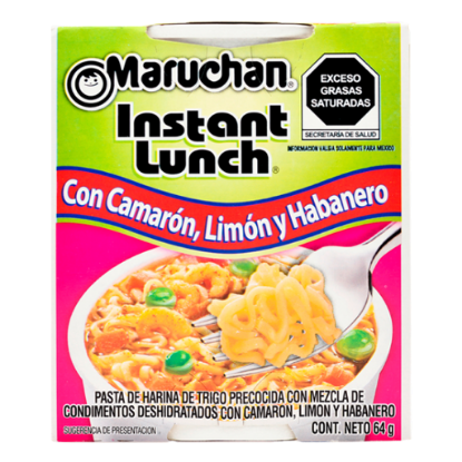 Imagen de SOPA MARUCHAN CAMARON LIMON HABANER 64 G