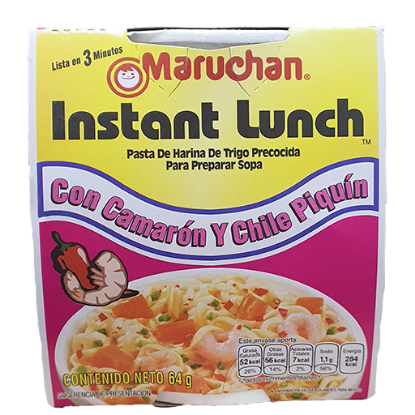 Imagen de SOPA MARUCHAN CAMARON C/CHILE PIQUIN 64 G