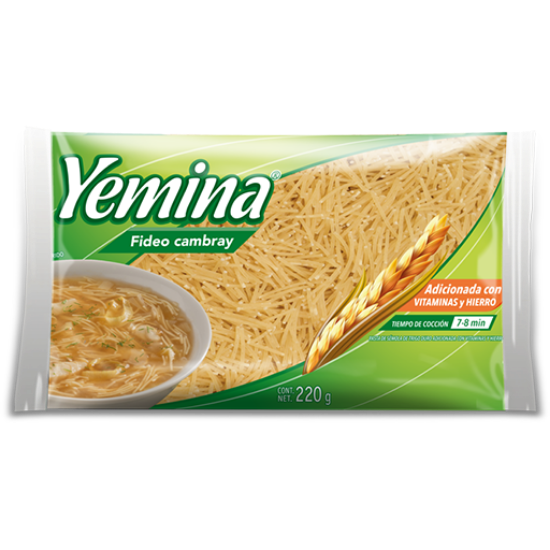 Imagen de PASTA P/SOPA YEMINA FIDEO CAMBRAY 200 G