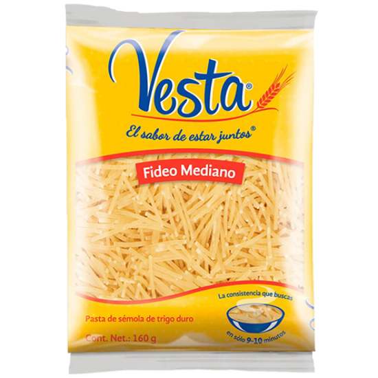 Imagen de PASTA PARA SOPA VESTA FIDEO MEDIANO RECORTADO 160 G