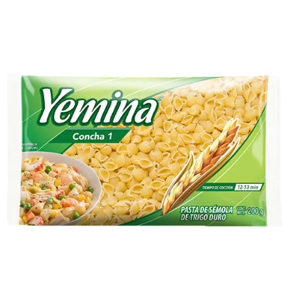 Imagen de PASTA P/SOPA YEMINA CONCHA 1 200 G